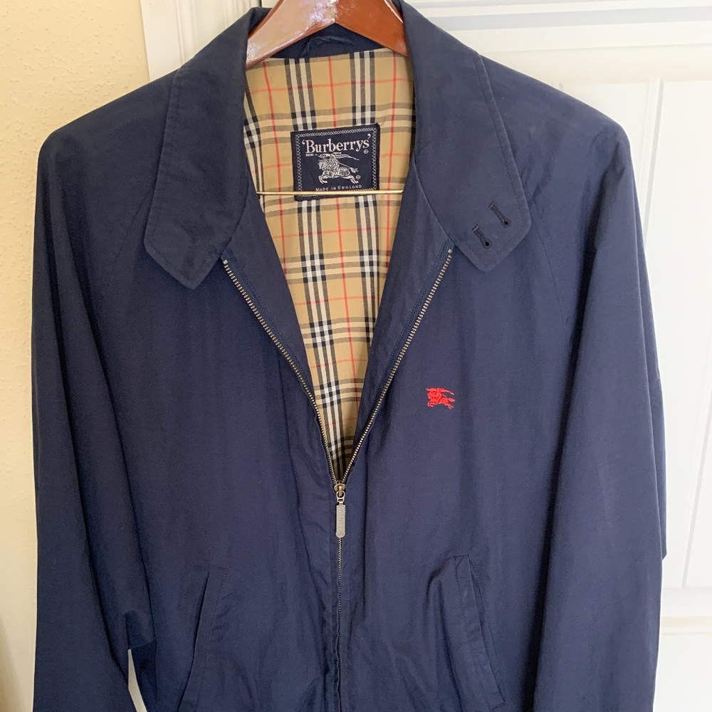 Burberry Lightweight Chino jacket, navy, men’s size XL